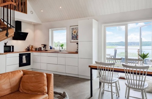 Mark Municipality House | Beach front home in örby with sauna