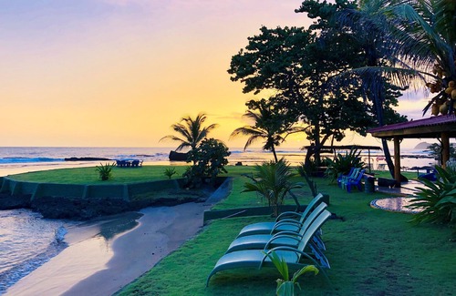 Palenque Villa | BEACH FRONT HOUSE SURROUNDeD BY 2 PRIVATE BEACHES