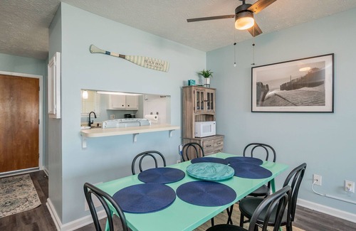 Caswell Beach Condo | Beach Therapy: Oceanfront Condo with Seasonal Community Pool