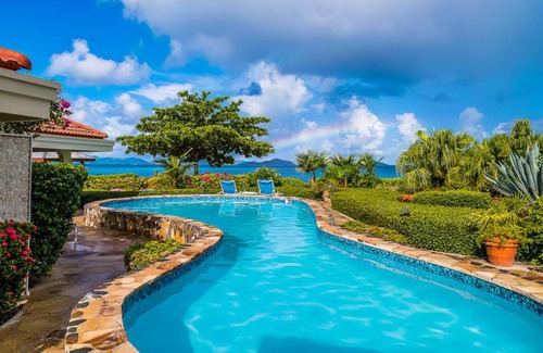 Spanish Town Villa | Beachcomber in Mahoe Bay by Personal Villas - Features Spectacular Sunsets and