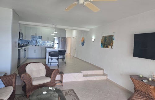 Simpson Bay Condo | Beachfront condo at beautiful Cupecoy Beach Club. 2 bedroom, 3 bath, amenities!