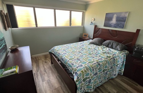Kaunakakai Condo | Beachfront condo, completely remodeled in a serene setting with views of Lanai!