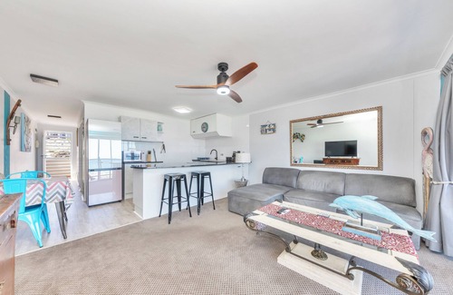 West Beach Apartment | Beachfront couples paradise overlooking Robben Island and Atlantic ocean.