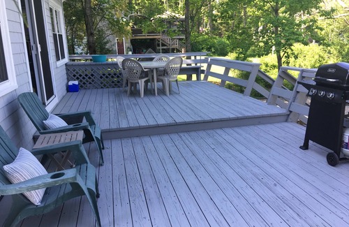 South Kingstown House | Beachfront on Indian Lake! Sandy beach, dock, family and pet friendly!