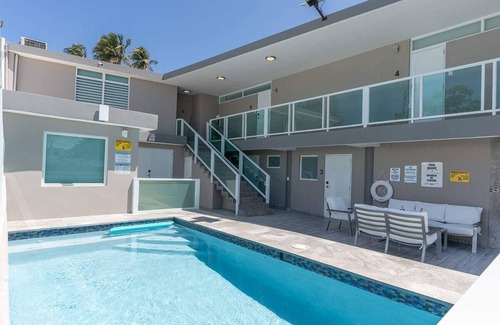 Dorado Pueblo Apartment | Beachfront Studio #4 with Pool - Dorado