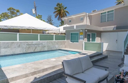Dorado Pueblo Apartment | Beachfront Studio #4 with Pool - Dorado