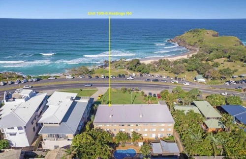 Bogangar Apartment | Beachfront Unit with views to Norries Headland
