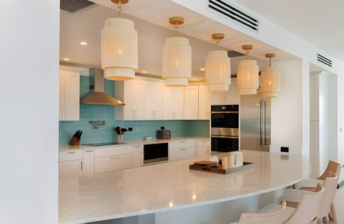 Fryes Beach Hotel | Beachside Villa with 4 Bedrooms, Kitchen, & Living Area with Endless Sea View