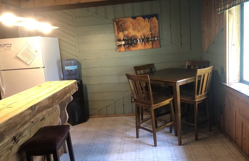 Dolores Cabin | Bear Bait Cabin is cozy and rustic overlooking beautiful aspen trees