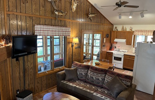 Presque Isle Cabin | Beautiful 4 season lakeside cabin w/loons, eagles and great fishing