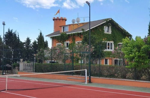 Torrelles de Foix Villa | Beautiful 7 Bed Barcelona Castle Villa, Tennis Court, Pool, & BQ House