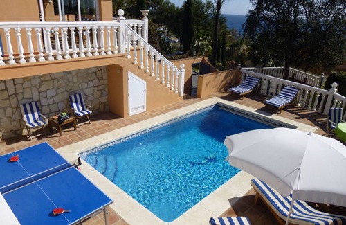 Mijas House | Beautiful Andalusian villa with amazing sea views and private swimming pool