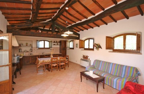 Gallina Apartment | Beautiful apartment for 5 people with pool, WIFI, TV and panoramic view, close to Montepulciano