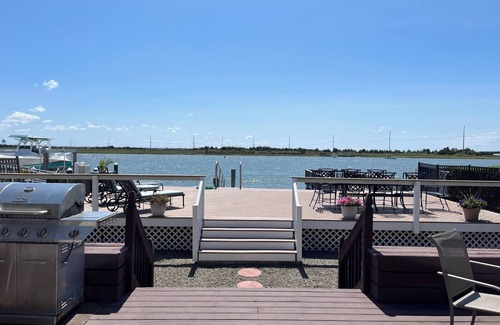 Cape May Court House House | Beautiful Bayfront Home with Two Boat Slips near the Best of Avalon!