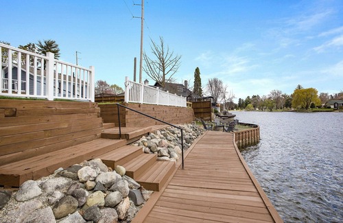Linden Cottage | Beautiful boathouse with an all season hot tub, paddle boat and kayaks!