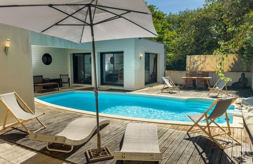 Pont-l'Abbe Villa | Beautiful Breton villa with private pool and large garden, 6 km from the coast