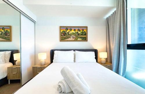 Adelaide Central Business District Apartment | Beautiful Cambodian Inspired Apartment with Pool & Gym