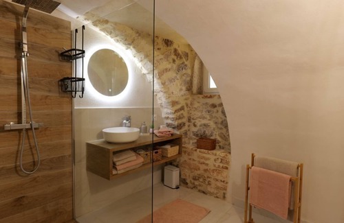 Saint-Andre-de-Roquepertuis Other | Beautiful century-old farmhouse, large converted vaulted room, land & swimming pool