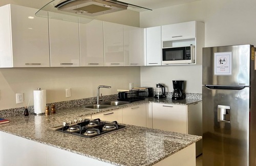 Las Gaviotas Apartment | Beautiful condo in Camino al mar, right on the beach for 6 persons