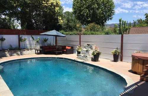 Boyes Hot Springs House | Beautiful Deluxe Sonoma Retreat With Private Pool Spa Bocce & More! Sleeps 8+2