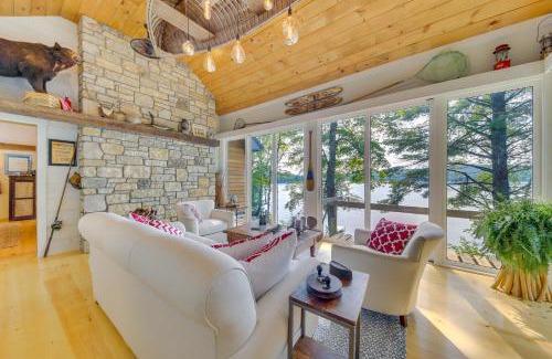 Embden House | Beautiful Embden Pond Cabin with Dock and Kayaks!