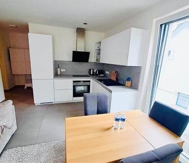 Muhlenbach Apartment | Beautiful Flat with garden view, terrace and parking-105