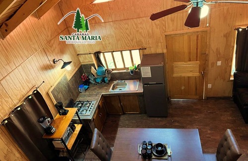 Pueblo Nuevo Cabin | Beautiful fully equipped cabin with fireplace.