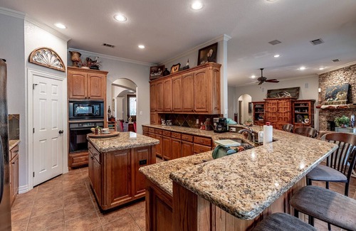Parker County House | Beautiful home, 3 wooded acres, sleeps 16