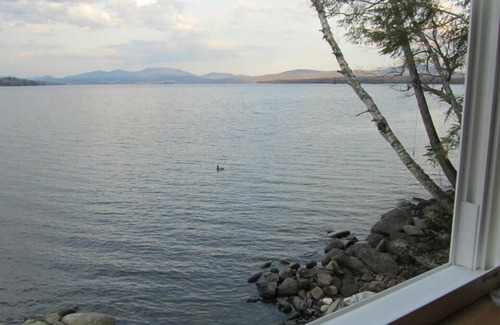 Rangeley Cottage | Beautiful Lake Front Yr Round Cottage-Magnificent Views 5 ft from Lake.