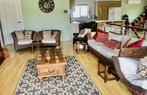 Malua Bay House | Beautiful large home sleeps 12n Sea views 2 minutes to beachnPet friendly