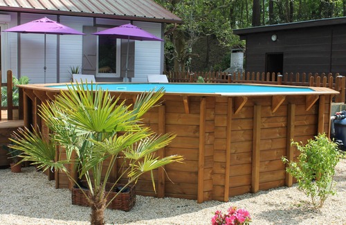 Biscarrosse Villa | Beautiful location on the lake heated pool jacuzzi Air conditioning and bicycles