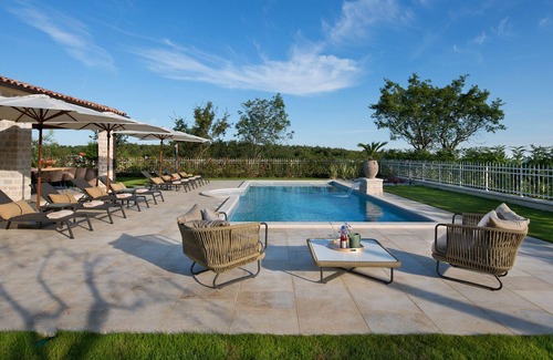 Korenici Villa | Beautiful luxury villa with private sports & ECO resort, Istria, Croatia