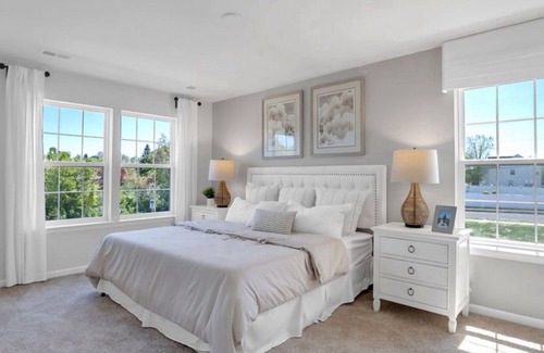 Sicklerville House | Beautiful master bedroom suite w/ King bed and attached bathroom!
