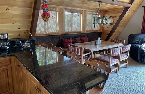 Speedwell House | Beautiful Norris Lake Front A-Frame with Private Dock in Speedwell, Tn .
