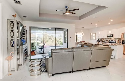 Burnt Store Villa | Beautiful Pool Home with Gulf access