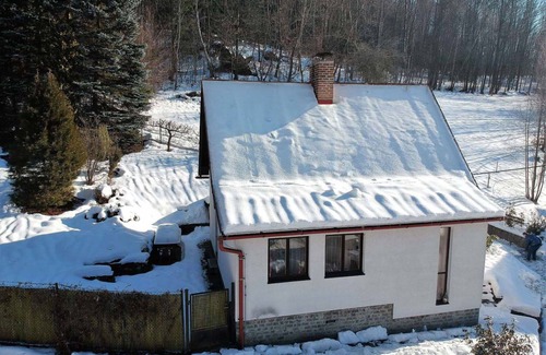Zelezny Brod Villa | Beautiful private villa for 5 people with TV, terrace and pets allowed
