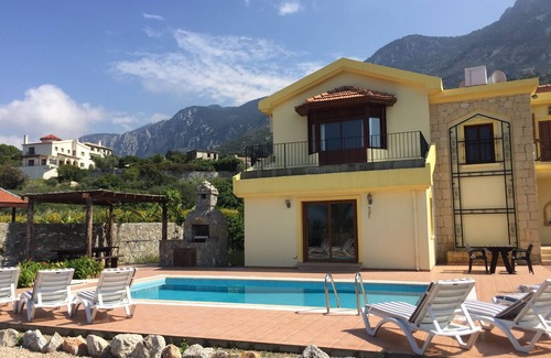 Kyrenia District Villa | Beautiful Spacious Luxury Villa With Private Pool And Sea/Mountain Views.