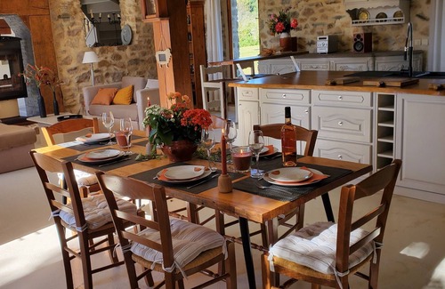 Meuzac Other | BEAUTIFUL STONE FARMHOUSE WITH PRIVATE HEATED POOL.