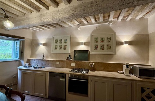 Vivo dʼOrcia Villa | Beautiful villa for 4 guests with pool, WIFI, TV and panoramic view