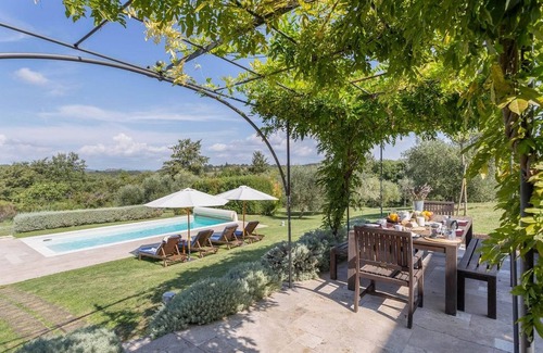 Santarello House | Beautiful villa with heatable pool and terraced areas,A/C,Wi-Fi,