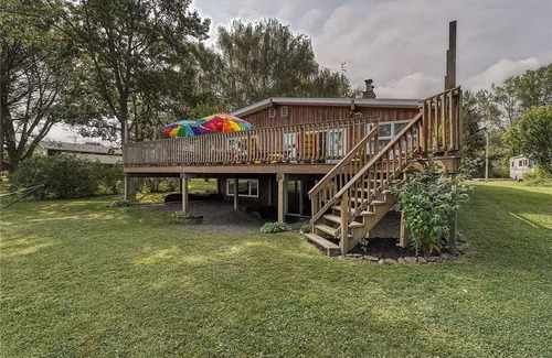 Fancher Cottage | Beautiful water front with spectacular sunsets