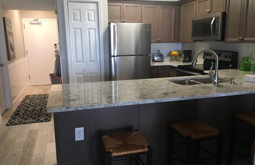 Fort Morgan Condo | Beautiful white sand and the Gulf- that’s the straight on view from this condo!