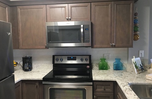 Fort Morgan Condo | Beautiful white sand and the Gulf- that’s the straight on view from this condo!