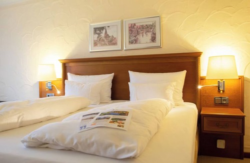 Ootmarsum Hotel | Beautifully Lit Room Overlooking Lush Parkland in Ootmarsum with Wellness Area