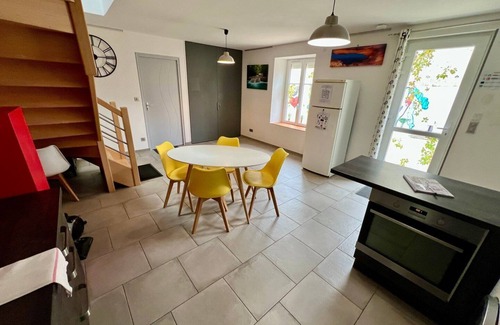 Lussac-les-Chateaux Apartment | Bedroom is a cosy house