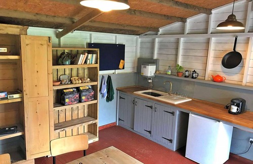 Swannington Ski Chalet | Bell Tent Retreat in Norfolk Countryside
