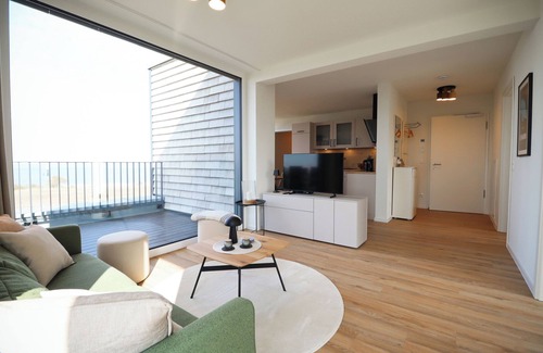 Marienleuchte Apartment | BeltBlick 11 - Roof terrace. Sauna. Pure sea view.