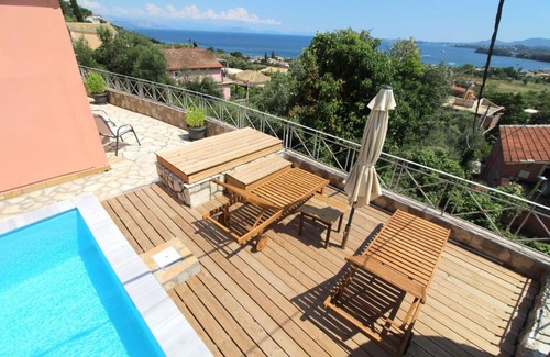 Ipsos Villa | Belvedere ,Pyrgi,Corfu ,stunning Ipsos bay view