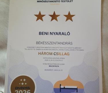 Bekesszentandras Apartment | BENI NYARALÓ