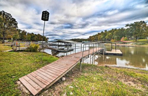 Benton House | Benton House with Grill, Private Dock and Lake Access!